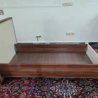 تخت نوجوان ام دی اف نو|تخت و سرویس خواب|خرم‌آباد, |دیوار