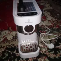 قهوه ساز،درحدنوفقط چندروزاستفاده شده کارنتی دار