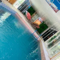 اجاره باغ دو طبقه با استخر آب گرم و ایرهاکی کد 106