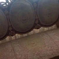 مبل سلطنتی بسیار بسیار تمیز با چوب راش روکش طلایی|مبلمان خانگی و میز عسلی|فردیس, طالقانی|دیوار