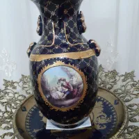 گلدان سرمه ای ۴۰سانت هست  نو