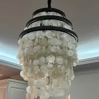 لوستر مدرن صدفی|لوستر و چراغ آویز|تهران, جنت‌آباد جنوبی|دیوار