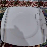 بشقاب پلوخوری چینی مکعبی