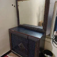 میز ارایشی مشکی بدون خط و خش  نوه
