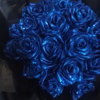 گل ربانی سرمه ای|گل مصنوعی|بیرجند, |دیوار