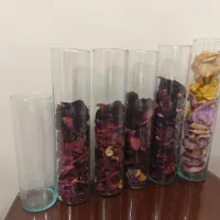 گلدان شیشه ی|صنایع دستی و سایر لوازم تزئینی|تهران, سوهانک|دیوار