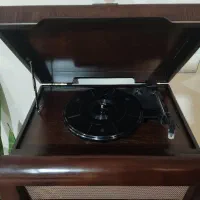 فروش یک عدد رادیوگرام چوبی کلاسیک walter با میز|سیستم صوتی خانگی|سقز, |دیوار