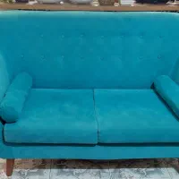 مبل دونفره فیروزه ای
