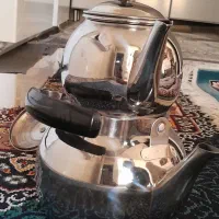 کتری و قوری استیل ضخیم|قوری، کتری، قهوه‌ساز دستی|خرم‌آباد, |دیوار