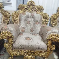 مبلمان سلطنتی 8نفر|مبلمان خانگی و میز عسلی|زاهدان, |دیوار
