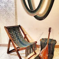 لوستر های رافیا و مکرومه|صنایع دستی و سایر لوازم تزئینی|تاکستان, |دیوار