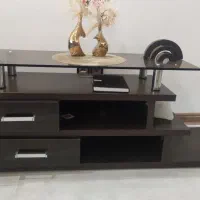 تخت و تشک و میز تلویزیون و صندلی راک تخت بالکنی