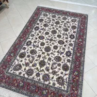 فرش دستبافت 6 متری زمینه کرم