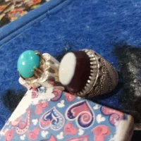 انگشتر فیروزه اصل و بابا قوری