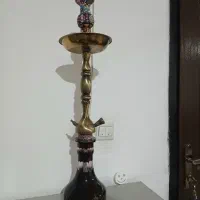 قلیون نما برنجی و کریستالی