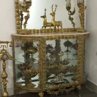 آیینه کنسول برنج