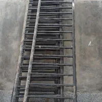 نرده آهنی آماده نصب رنگ خورده 20متری میشن.