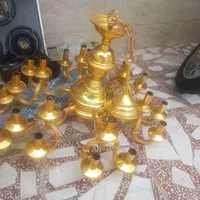 فروش و خریدار لوستر طلایی|لوستر و چراغ آویز|اصفهان, شیخ اشراق|دیوار