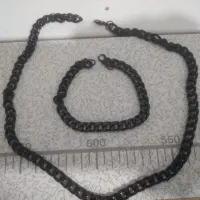 ست گردنبند و دستبند ، مشکی ،،