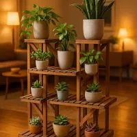 تولید و ساخت انواع استند گلدان|کتابخانه، شلف، قفسه‌های دیواری|یزد, |دیوار