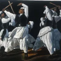 تابلو رقص سماع سایز ۱۰۰×۱۲۰ سانت