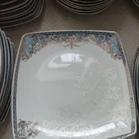 سرویس چینی ۱۸نفره کامل بدونه لب پریدگی وایراد|ظروف سرو و پذیرایی|اسدآباد, |دیوار