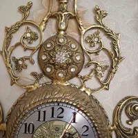 ساعت دیواری برنج|کلکسیون اشیاء عتیقه|تهران, بهداشت|دیوار