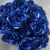 دسته گل روبانی