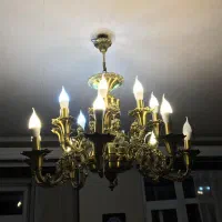 ۲ عدد لوستر برنزی