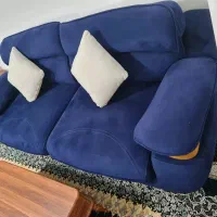 مبل راحتی ۸ نفره تخت خواب شو در حد نو|مبلمان خانگی و میز عسلی|تهران, شهرک امام خمینی|دیوار