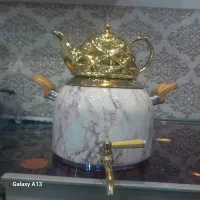 کتری قوری استیل طرح سنگی