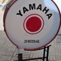 دهل‌ یاماها همراه گاری آهنی (فروش فوری)