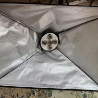 کیت سافت باکس 60×90 همراه هولدر 5 لامپ پایه