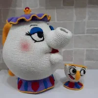 عروسک خرگوش و قوری فنجان دیو ودلبر|اسباب‌‌بازی|خمینی‌شهر, |دیوار