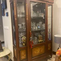 بوفه آنتیک خاتم کاری تمام چوب افرا