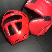 دستکش بوکس IBA چرم به همراه کلاه بوکس|تجهیزات ورزشی|تهران, باغ فیض|دیوار