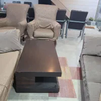 مبل 8نفره سالم به همراه کاور وعسلی سالم|مبلمان خانگی و میز عسلی|قم, بنیاد|دیوار