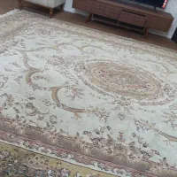 فرش دوازده متری رنگ کرم