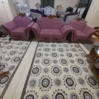 فروش لوازم منزل مبل ۷نفره ونهارخوری فرش