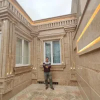 سنگکار- نما ساختمان ساده طرح دار رومی