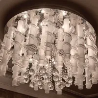 لوستر سالن|لوستر و چراغ آویز|قم, باجک یک|دیوار