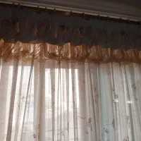 پرده حریر به همراه یالان