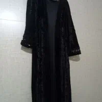 مانتو مخمل حوار دوزی  مجلسی نو فری سایز