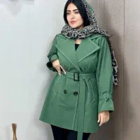 مانتو بارانی بهاره وپاییزی با جنس کتان زارا