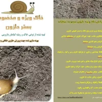 خاک پرورش و بستر حلزون