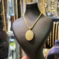 زنجیر میرو و پلاک آوا بدون اجرت فقط با ۶ درصد|جواهرات|رشت, فلسطین|دیوار