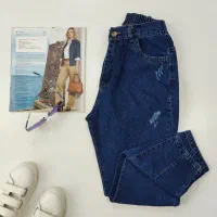 شلوار لی زنانه مام فیت خارجی نو