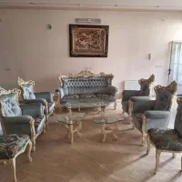 مبل سلطنتی ۹ نفره و بوفه قیمت استثنایی