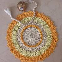 رومیزی قلاب بافی