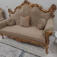 سرویس مبل ۸ نفره همراه ۴ عدد میزبان (غذاخوری)|مبلمان خانگی و میز عسلی|باغستان, |دیوار